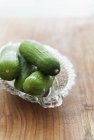 Fresh mini cucumbers — Stock Photo