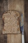 Wholemeal toast with butter — Stock Photo