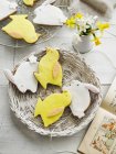 Easter chick biscuits — Stock Photo