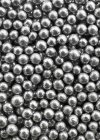 Perlas de plata comestibles - foto de stock