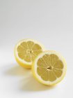 Fresh Lemon halves — Stock Photo
