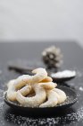 Biscotti alla vaniglia a mezzaluna — Foto stock