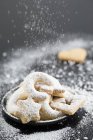 Auswahl an Keksen mit Zucker — Stockfoto