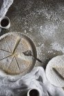 Scottish shortbread with sugar — Stock Photo
