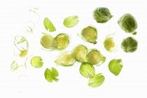 Brussels sprouts on white background — Stock Photo