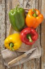 Fresh Colourful peppers — Stock Photo