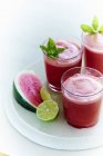 Aqua fresca made with watermelon — Stock Photo