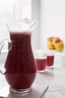 Glasses of freshly pressed juice — Stock Photo