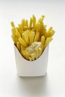 French fries with mayonnaise — Stock Photo