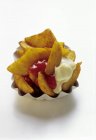 Fresn картоплю з кетчупу й майонезу — стокове фото