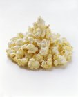 Fied, pop-corn, blanc — Photo de stock