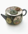 Panela de chá asiática pintada — Fotografia de Stock
