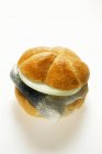 Bread roll with rollmops — Stock Photo
