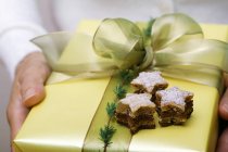 Gingerbread sweets boxed — Stock Photo