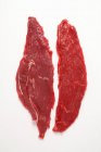 Fresh raw pieces of Beef — Stock Photo