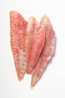 Filetes de salmonete rojo - foto de stock