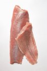Filetti di pesce gatto fresco — Foto stock