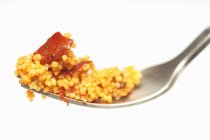 Bulgur insalata di grano con peperoni — Foto stock