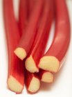 Tiges fraîches de rhubarbe — Photo de stock