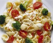 Gnocchi Salad with Broccol — Stock Photo