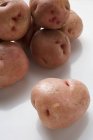 Pommes de terre rouges crues — Photo de stock