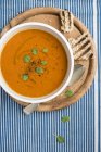 Сливки из томатного супа — стоковое фото