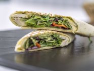 Chicken and salad wraps — Stock Photo