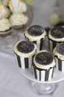 Cupcakes für eine Art-déco-Party — Stockfoto