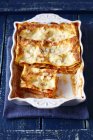 Lasagne bologese with courgettes — Stock Photo