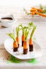 Морква солодка з чилі — стокове фото