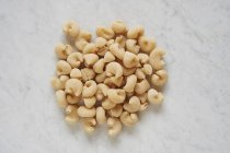 Uncooked Fresh pasta shells — Stock Photo