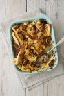 Bread and butter pudding — Stock Photo