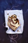 Дріжджове тісто горіховий торт — стокове фото