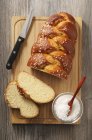 Brioche-Brot in Scheiben — Stockfoto