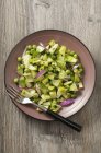 Green vegetable salad — Stock Photo