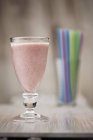 Strawberry smoothie with pepper — Stock Photo