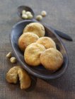Macadamia nut cookies — Stock Photo