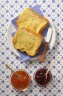 Brioche Perdue bread slices — Stock Photo