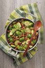 Fried brussels sprouts — Stock Photo
