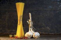 Zutaten für Spaghetti — Stockfoto