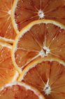 Rodajas de naranja sangre - foto de stock