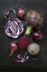 Verduras con alcachofas - foto de stock