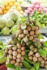 Bunches of fresh Longans — Stock Photo
