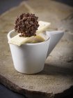 Homemade nougat truffle — Stock Photo