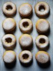 Doughnuts with icing sugar — Stock Photo