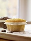 Muffins in front of window — Stock Photo