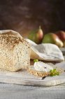 Цзя і spelt хліб — стокове фото