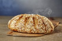 Многозерновой кварковый хлеб — стоковое фото