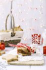 Christmas shortbread cookies — Stock Photo