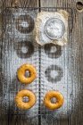 Freshly baked doughnuts — Stock Photo